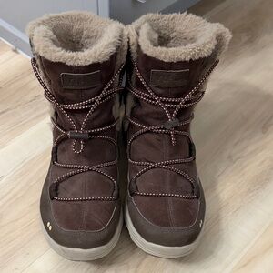 Ryka Chocolate Winter Boots with Fur Lining